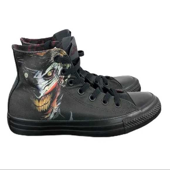🆕 DC Comics x Converse CTAS Hi Joker RARE Shoes