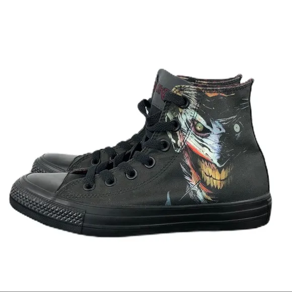 🆕 DC Comics x Converse CTAS Hi Joker RARE Shoes