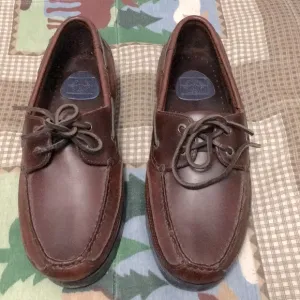 🆕 Dockers Brown Leather Loafer Shoes 8.5