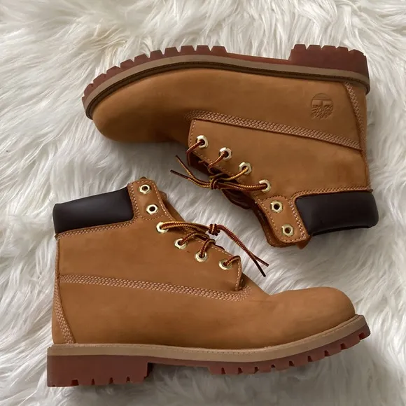💛 Timberland 6” Premium Waterproof Boots - Juniors/Kids