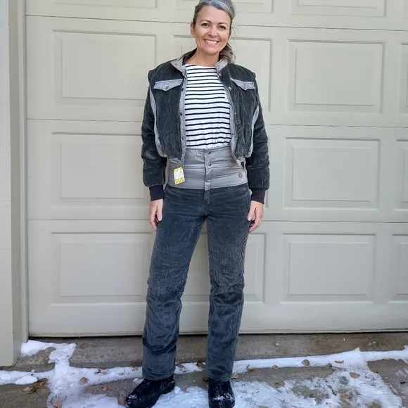 1980's ski set PUFFER JACKET   PANTS 80's S