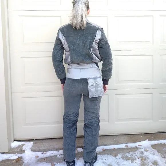 1980's ski set PUFFER JACKET   PANTS 80's S