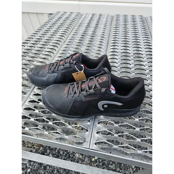 2024 HEAD SPRINT PRO 3.5 WIDE TENNIS/PICKLEBALL SHOES (Black / Red) SZ 10