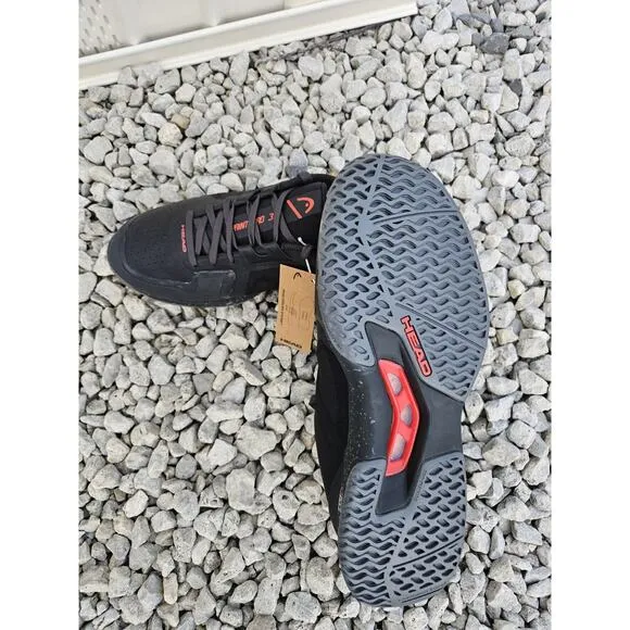 2024 HEAD SPRINT PRO 3.5 WIDE TENNIS/PICKLEBALL SHOES (Black / Red) SZ 10