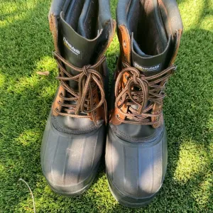 3M Thinsulate Men's Black and Brown Boots