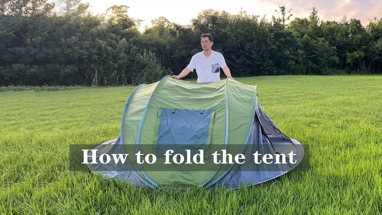 4 Person Easy Pop Up Tent,Waterproof Automatic Setup w/ 2 Doors,Instant Family Tents for Camping
