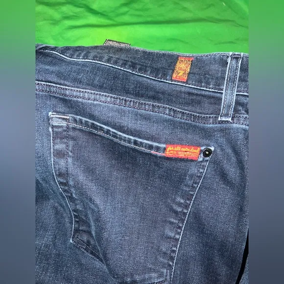 7 for All Mankind Lux Performance Adrien Men's Dark Denim Jeans size 36