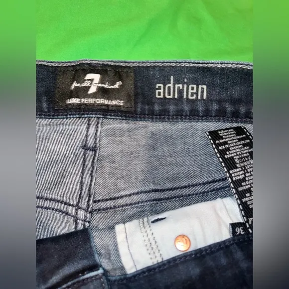 7 for All Mankind Lux Performance Adrien Men's Dark Denim Jeans size 36