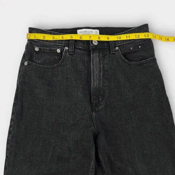 Abercrombie &amp; Fitch Ultra High Rise Ankle Straight Jean 26/2R
