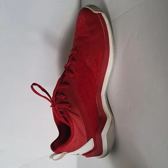 Addidas red turf sneakers athletic coach shoes  size 9