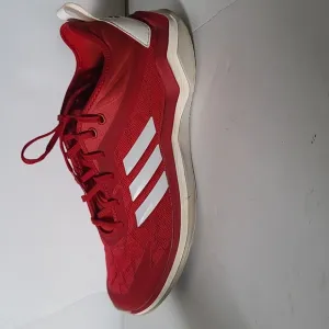 Addidas red turf sneakers athletic coach shoes  size 9