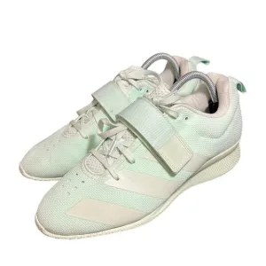 adidas ADIPOWER Weightlifting Training Shoes Dash Green EF2978 womens size 10.5