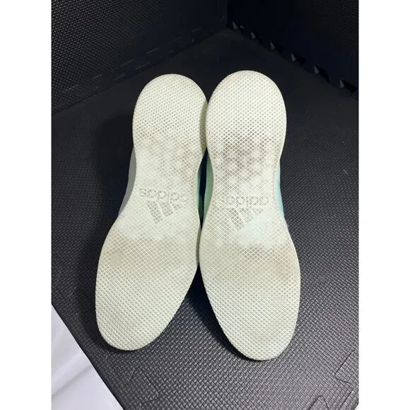adidas ADIPOWER Weightlifting Training Shoes Dash Green EF2978 womens size 10.5