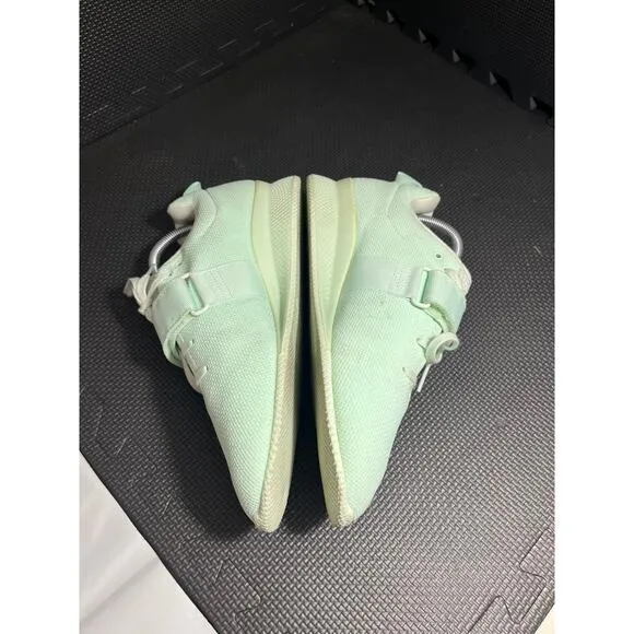 adidas ADIPOWER Weightlifting Training Shoes Dash Green EF2978 womens size 10.5