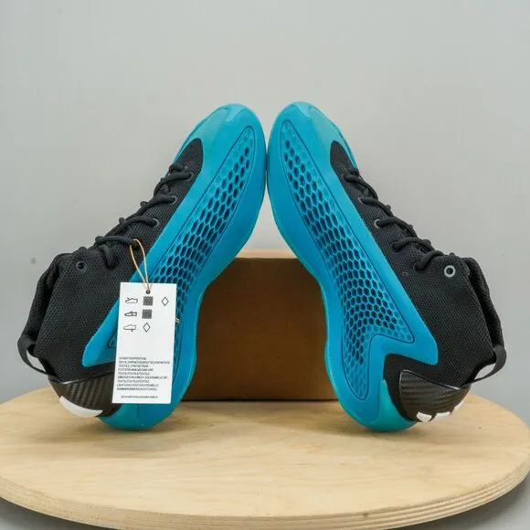 Adidas AE 1 Kids Size 5.5 Shoes New Wave Blue Basketball Shoes Anthony Edwards