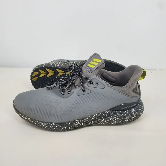 Adidas Alphabounce All Terrain Tennis Shoes Men 7 Sneakers Grey 1Y3001