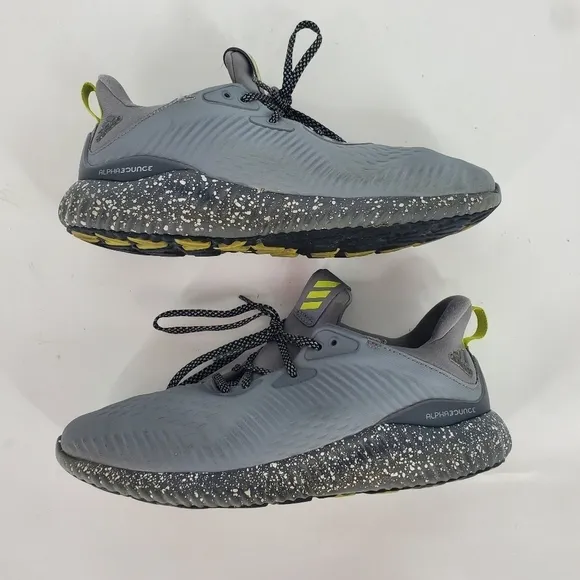 Adidas Alphabounce All Terrain Tennis Shoes Men 7 Sneakers Grey 1Y3001
