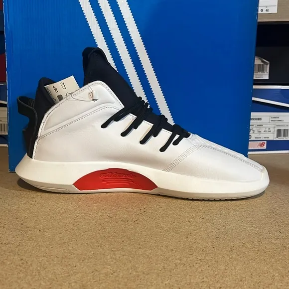 Adidas Crazy 1 ADV Kobe shoes sneakers new AQ0320 white black Mens Size 10.5