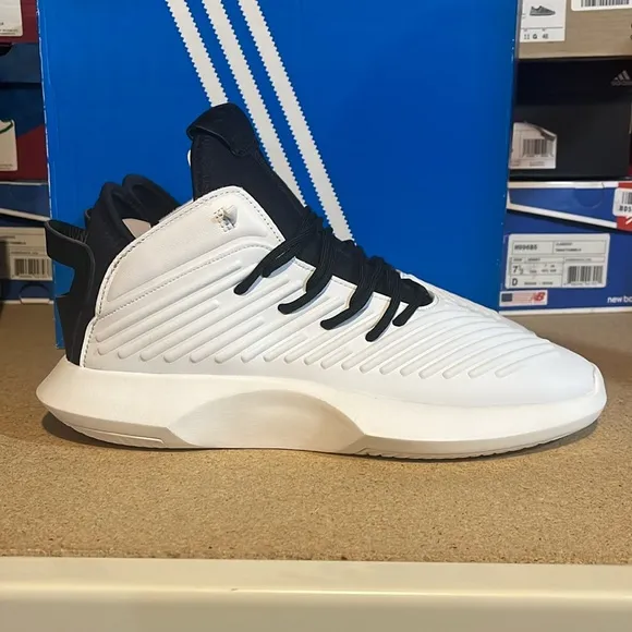 Adidas Crazy 1 ADV Kobe shoes sneakers new AQ0320 white black Mens Size 10.5