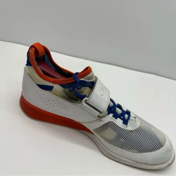 Adidas Crazy Power Mens 10.5 Weightlifting Shoes Sneakers Red/White/Blue BA9170