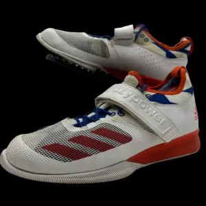 Adidas Crazy Power Mens 10.5 Weightlifting Shoes Sneakers Red/White/Blue BA9170