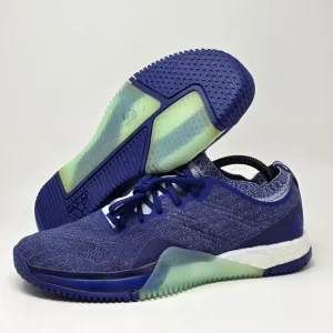 Adidas CRAZYTRAIN Women's Size 10 Cross Training Shoes Blue B75770 Pre-owned