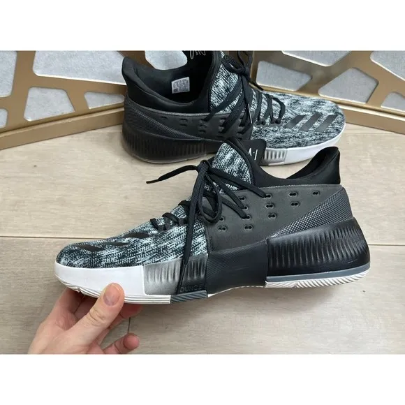 Adidas Dame 3 Static Damian Lillard Sneakers BY3760 Men Sz 10.5 Shoes Basketball