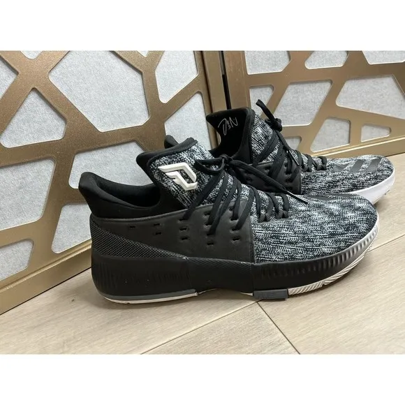 Adidas Dame 3 Static Damian Lillard Sneakers BY3760 Men Sz 10.5 Shoes Basketball