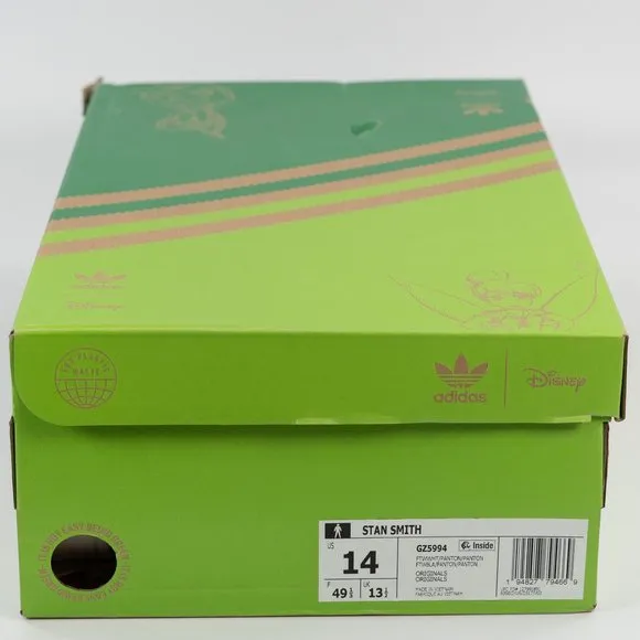 Adidas Disney x Stan Smith 'Tinkerbell' GZ5994 2021 Peter Pan Leather Sneakers