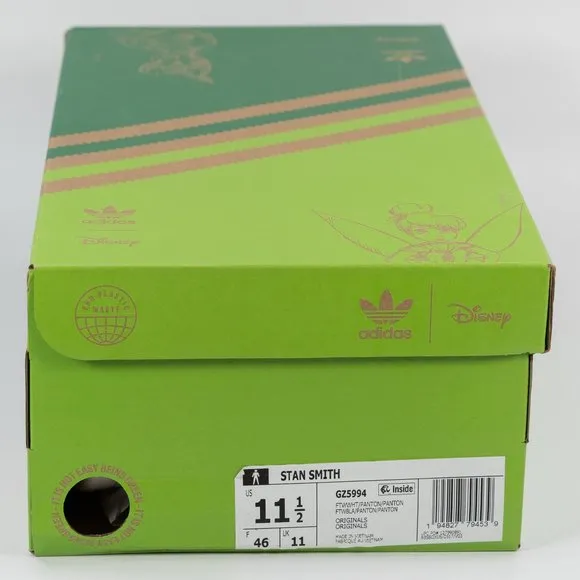 Adidas Disney x Stan Smith 'Tinkerbell' GZ5994 2021 Peter Pan Leather Sneakers