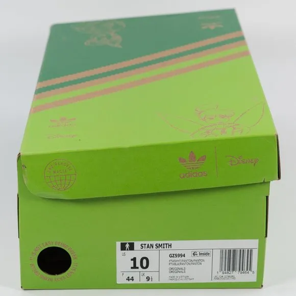 Adidas Disney x Stan Smith 'Tinkerbell' GZ5994 2021 Peter Pan Leather Sneakers