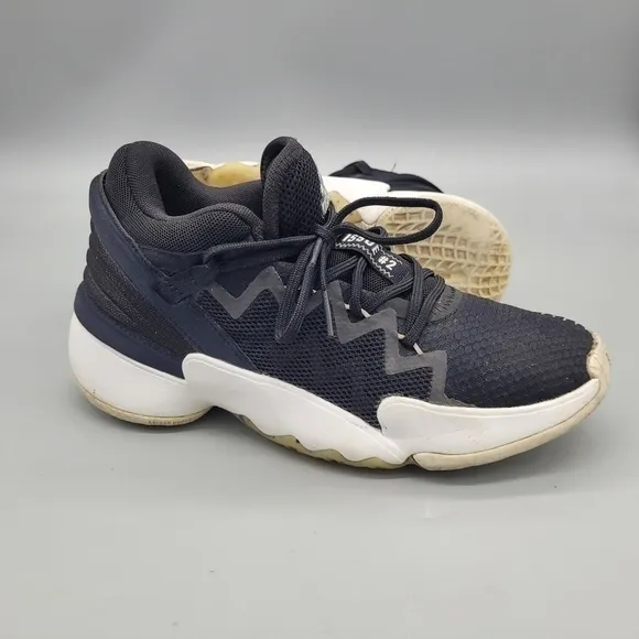 Adidas D.O.N Issue #2 Youth Basketball Shoes Size 5 Black Sneakers