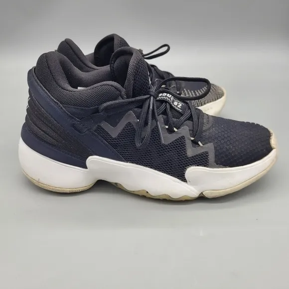 Adidas D.O.N Issue #2 Youth Basketball Shoes Size 5 Black Sneakers