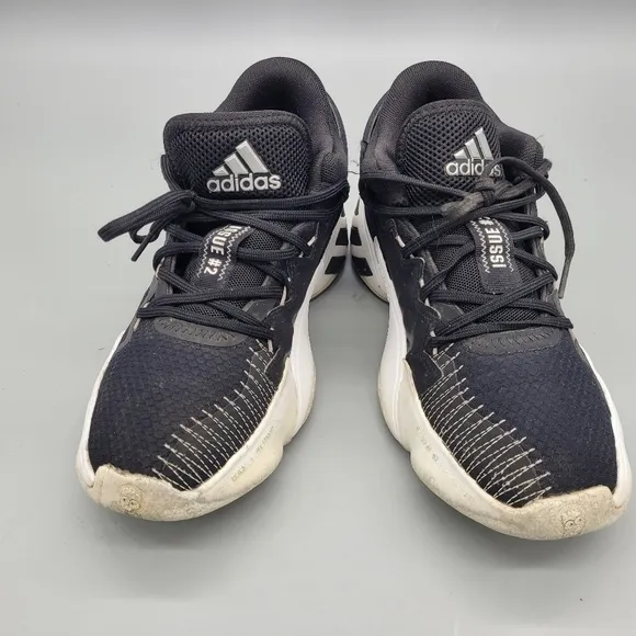 Adidas D.O.N Issue #2 Youth Basketball Shoes Size 5 Black Sneakers