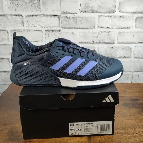 Adidas Drop Set 3 Men's 9.5 IH8362 Training Shoes Blue White Cobalt