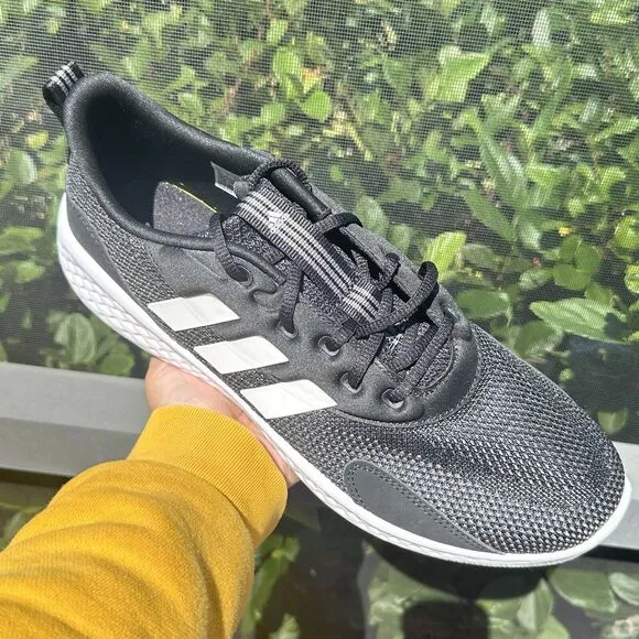 Adidas Fluidflow 3.0 Black White Men's Athletic Shoes IG9835