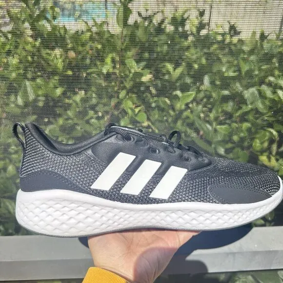Adidas Fluidflow 3.0 Black White Men's Athletic Shoes IG9835