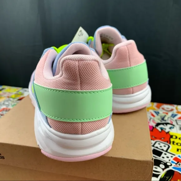 Adidas Forta Faito Pastel Runners Size 5.5 Youth / 7 Womens