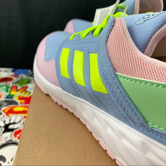 Adidas Forta Faito Pastel Runners Size 5.5 Youth / 7 Womens