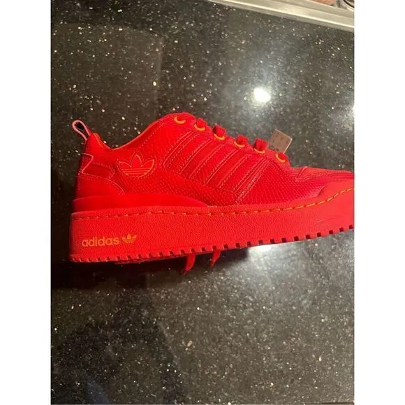 Adidas Forum Bold bright red GV7660 Sneaker Shoes Womens NWT Size 6.5