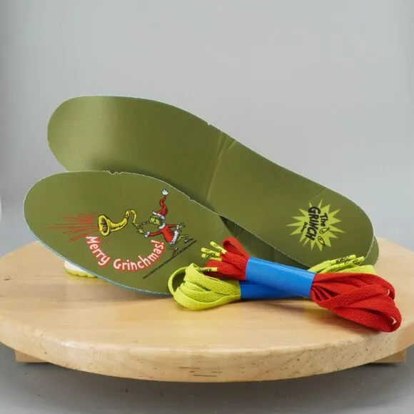 Adidas Forum Low 'The Grinch' Mens Size 11.5 Shoes White Green Red Dr. Seuss