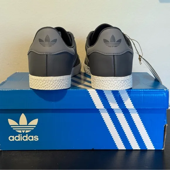 Adidas Gazelle J Gray Sneakers, Junior size 4 or Women’s size 6 brand new