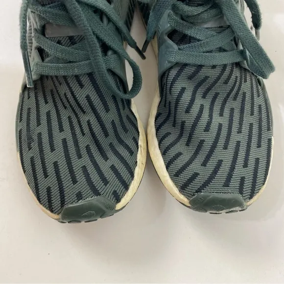 Adidas Green Ultraboost sneakers athletic shoes