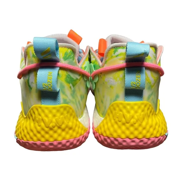 Adidas Harden Vol 6 Multicolor/Tie Dye Basketball Shoes HQ6096 Men's Size 9.5