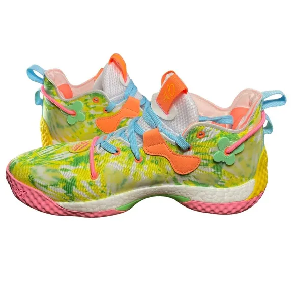 Adidas Harden Vol 6 Multicolor/Tie Dye Basketball Shoes HQ6096 Men's Size 9.5