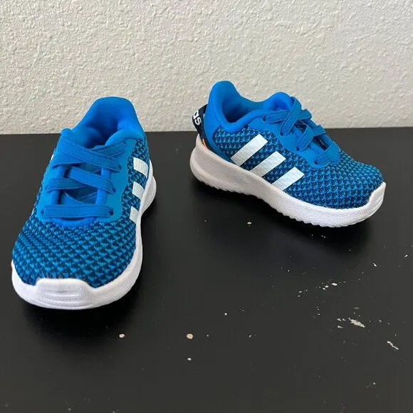 Adidas Kid's Blue Racer Tr 2.0 Running Shoes Sneakers Size 3K