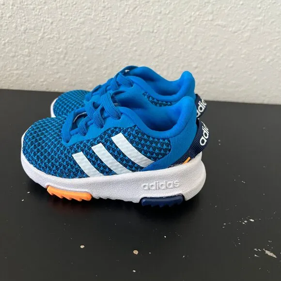 Adidas Kid's Blue Racer Tr 2.0 Running Shoes Sneakers Size 3K