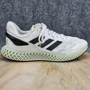 Adidas Mens 4D Runner 1.0 Size 11.5 White Black Running Training Sneakers Shoes