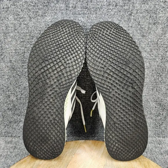 Adidas Mens 4D Runner 1.0 Size 11.5 White Black Running Training Sneakers Shoes