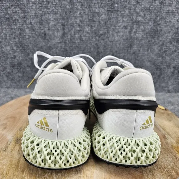 Adidas Mens 4D Runner 1.0 Size 11.5 White Black Running Training Sneakers Shoes
